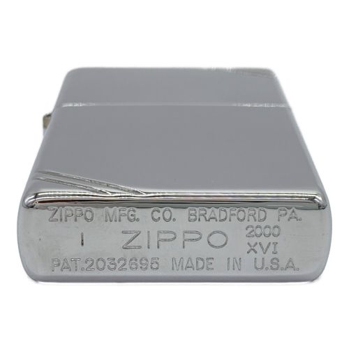 ZIPPO (ジッポ) オイルライター 2000年製 ダイアゴナルライン ヴィンテージシリーズ ハイポリッシュ