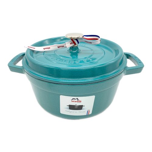 Staub (ストウブ) ピコ・ココット・ラウンド 22cm ミント 40501-430