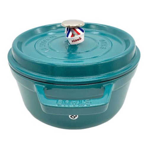 Staub (ストウブ) ピコ・ココット・ラウンド 22cm ミント 40501-430