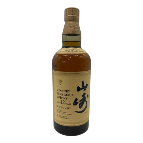 SUNTORY(サントリー) シングルモルト 山崎 12年 750ml  未開封