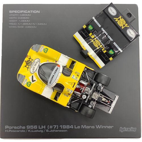 hpi racing (エイチピーアイレーシング) ミニカー 1/43 ポルシェ 956 ニューマン#7 '84 ルマン ウィナー