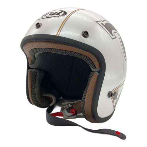 Arai (アライ) ジェットヘルメット 61-62cm ホワイト CLASSIC MOD 2020年製 PSCマーク(バイク用ヘルメット)有