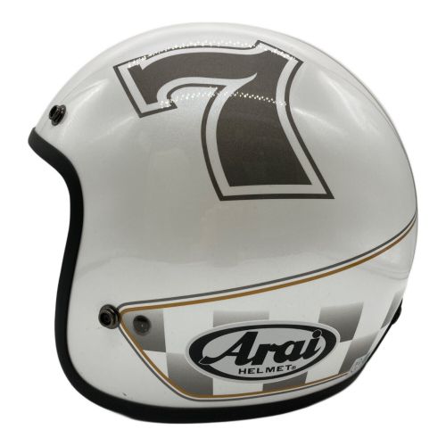 Arai (アライ) ジェットヘルメット 61-62cm ホワイト CLASSIC MOD 2020年製 PSCマーク(バイク用ヘルメット)有