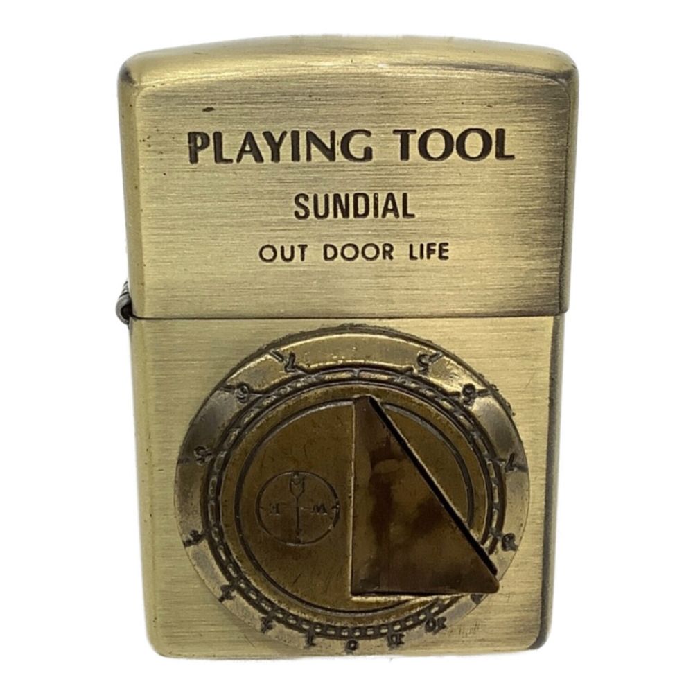 ZIPPO (ジッポ) SUNDIAL 日時計 PLAYING TOOLシリーズ ブラス古美加工 ※非オリジナルボックス｜トレファクONLINE