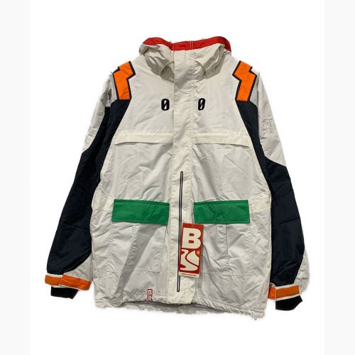 Bonfire Snowboarding (ボンファイア) スノーボードジャケット メンズ SIZE S ホワイト エヴァンゲリオンコラボ/タグ付 雪上対応型プラグウェア・モデル00