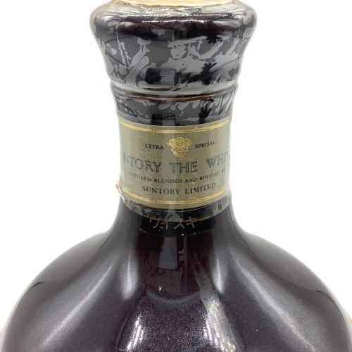 サントリー ジャパニーズウィスキー SUNTORY THE WHISKY 1,276g @ 750ml 本体のみ 陶器ボトル 有田焼 青キャップ 未開封