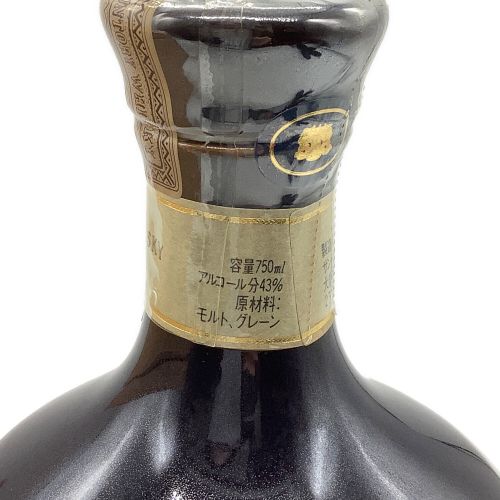 サントリー ジャパニーズウィスキー SUNTORY THE WHISKY 1,392g @ 750ml 木箱・冊子付 陶器ボトル 有田焼 青キャップ 未開封