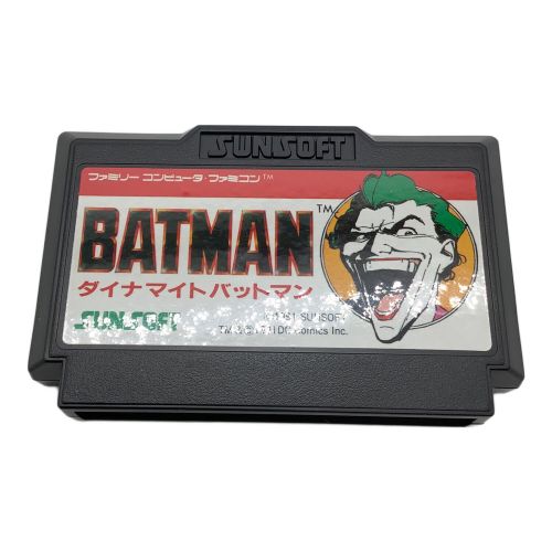 ファミコン用ソフト 説明書・箱・ハガキ有 ダイナマイトバットマン -