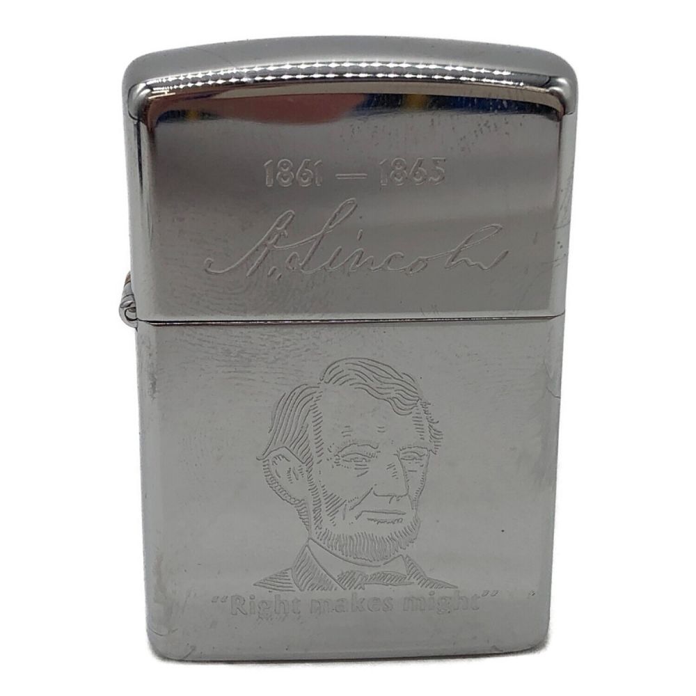 ZIPPO（ジッポ） オイルライター リンカーン 1861-1865 1989年製 未着火品｜トレファクONLINE