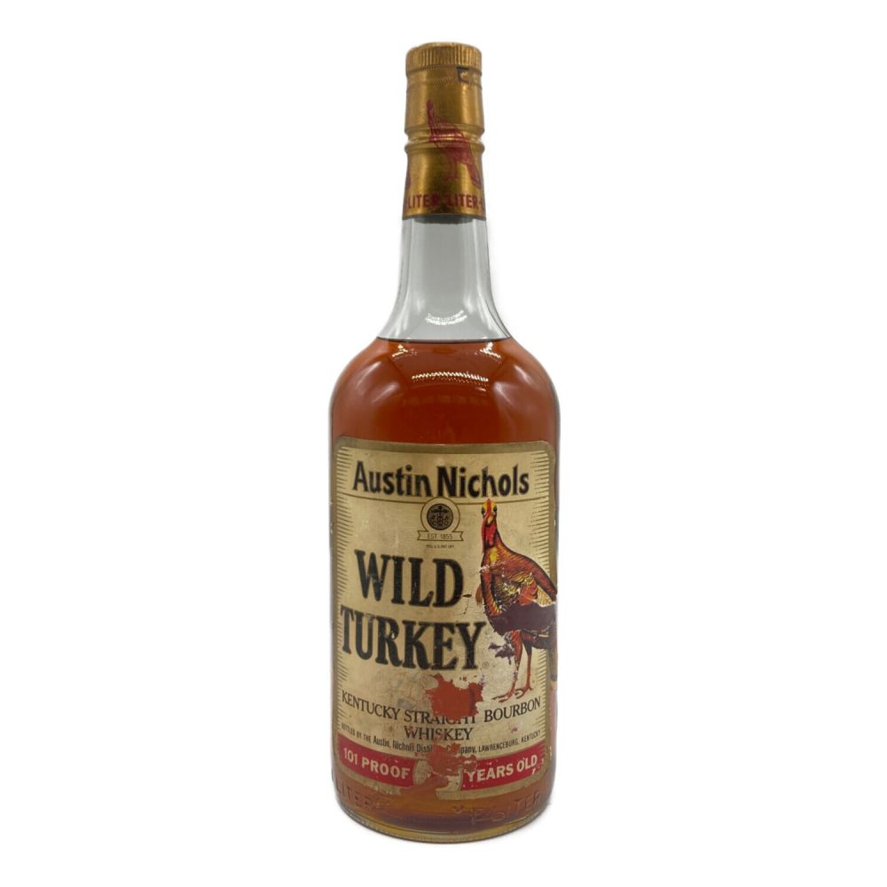 ワイルドターキー (WILD TURKEY) ウィスキー 1000ml 8年 旧ボトル ゴールドキャップ 未開封｜トレファクONLINE