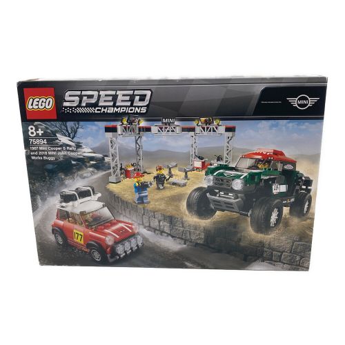 LEGO (レゴ) レゴブロック ミニクーパー S ラリーと 2018 ミニ・ジョン・クーパー・ワークス・バギー Speed Champion 75894