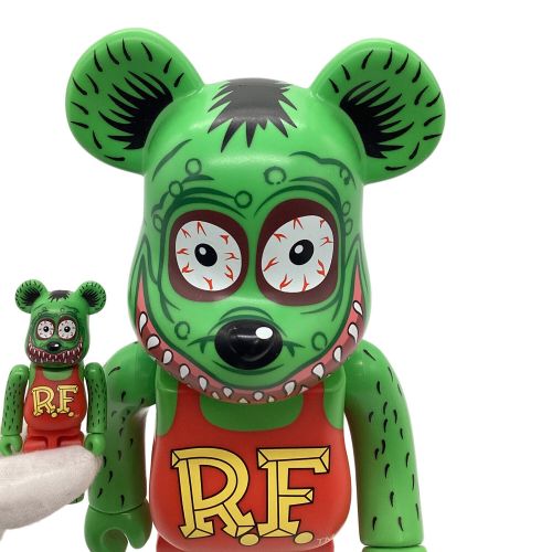 BEAR BRICK (ベアブリック) フィギュア 100％＆400％ @ Π MEDICOM TOY Rat Fink 関節可動確認済み