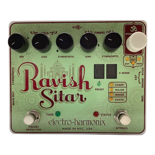 RAVISH SITAR electro harmonix ravish sitar シタールサウンド