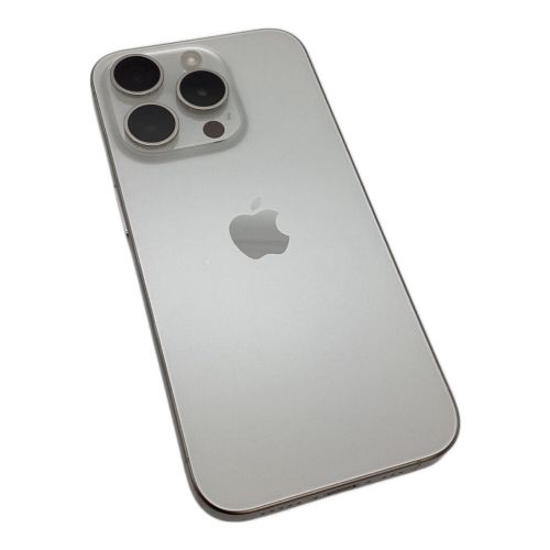 Apple (アップル) iPhone15 Pro GFJ29KV9XK MTUD3J/A サインアウト確認済 354496315371361 ▲ au 256GB バッテリー:Aランク(96%) Blancco社データ消去済み