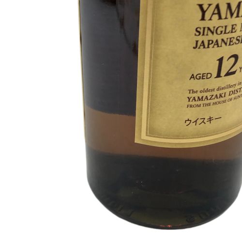 サントリー ジャパニーズウィスキー 700ml 山崎 12年 未開封