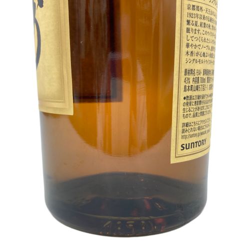 サントリー ジャパニーズウィスキー 700ml 山崎 12年 未開封