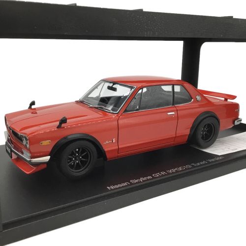 AUTOart (オートアート) ダイキャストカー 1/18 Nissan Skyline GT-R KPGC110 (日産 スカイライン GT-R KPGC10) チューンド・バージョン レッド 77444