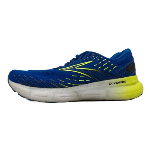 BROOKS (ブルックス) ランニングシューズ メンズ SIZE 25.5cm ブルー×イエロー 1103821D482