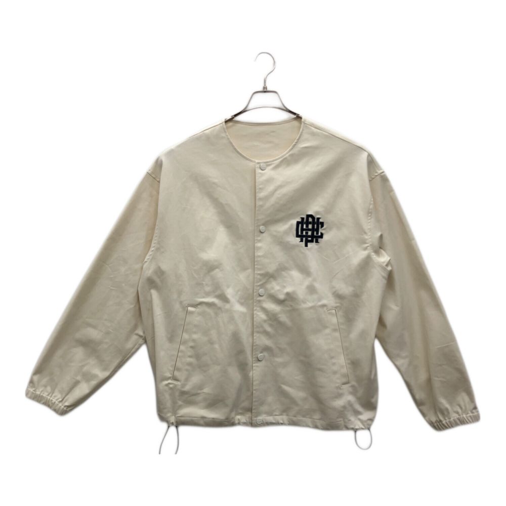 CAPTAINS HELM GOLF (キャプテンズヘルム ゴルフ) OVERLAP LOGO NO COLLAR JACKET メンズ SIZE  XL オフホワイト｜トレファクONLINE