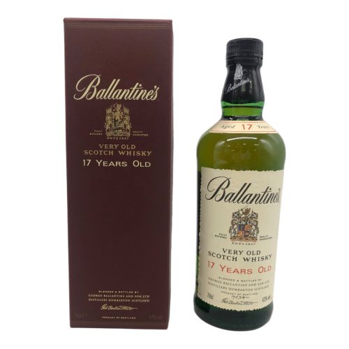 ウィスキー 700ml Ballantine's 17年 未開封