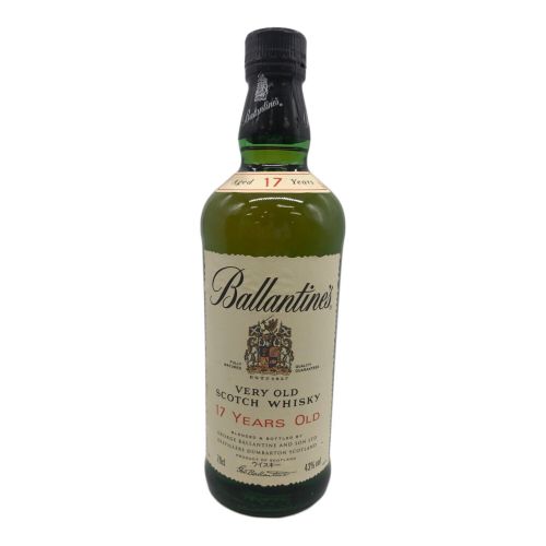 ウィスキー 700ml Ballantine's 17年 未開封