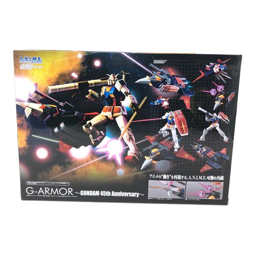 BANDAI (バンダイ) G-ARMOR ver.A.N.I.M.E. GUNDAM 45th Anniversary フィギュア 機動戦士ガンダム Robot魂 SIDE MS TAMASHIINATIONS Gアーマー