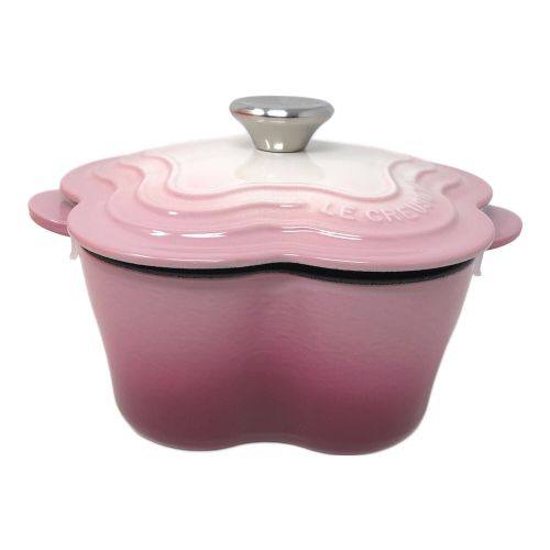 LE CREUSET (ルクルーゼ) 両手鍋 フルール ブーケピンク