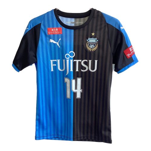 PUMA (プーマ) サッカーユニフォーム メンズ SIZE S ブルー 中村 憲剛【14】 2018オーセンティックホーム 川崎フロンターレ 920899