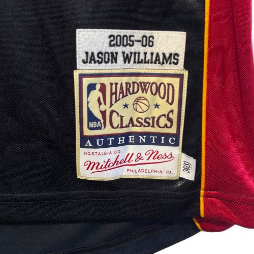 MITCHELL & NESS (ミッチェルアンドネス) バスケットボールユニフォーム SIZE S マイアミヒート ジェイソン・ウィリアムズ【55】 2005-06 ロードスウィングマンジャージー