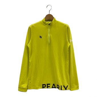 PEARLY GATES (パーリーゲイツ) ゴルフウェア(トップス) レディース SIZE M イエロー プレミアムウォーム ポロシャツ