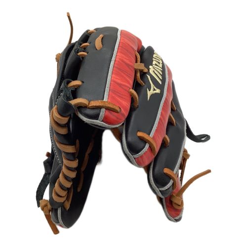 MIZUNO (ミズノ) 軟式グローブ ブラック Global Elite H selection SIGNA プリントデザイン 外野用 PT0923 R30707