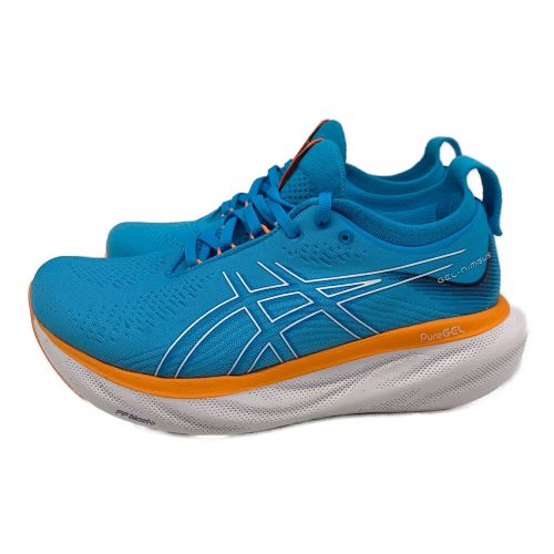 asics (アシックス) ランニングシューズ メンズ SIZE 24.5cm ブルー ゲルニンバス25 エクストラワイド 1011B618