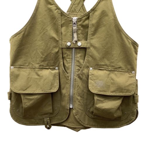 Snow peak (スノーピーク) TAKIBI Canvas Vest メンズ SIZE M オリーブ JK-22AU107