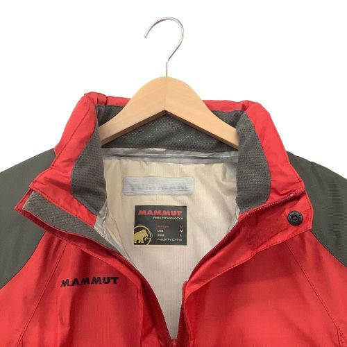 MAMMUT (マムート) トレッキングウェア(レインウェア) メンズ SIZE L レッド×グレー セットアップ GORE-TEX CLIMATE Light Rain-Suits JP1030091