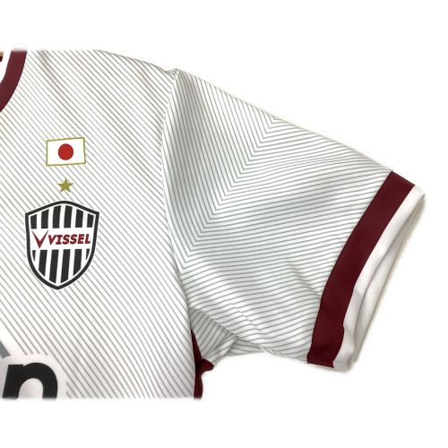 ヴィッセル神戸 サッカーユニフォーム メンズ SIZE L ホワイト アンドレス・イニエスタ【8】 2022ACL