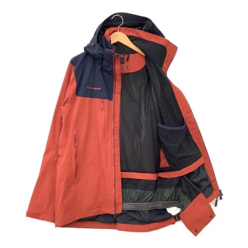 MAMMUT (マムート) トレッキングウェア(ジャケット) メンズ SIZE L オレンジ×ネイビー ハードシェル Trovat Jacket AF 1010-16180