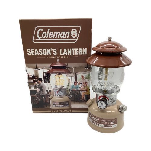 Coleman (コールマン) ガソリンランタン シーズンズランタン2019 アメリカンコーヒー 未使用品 ※ベンチレーター金具外れ有