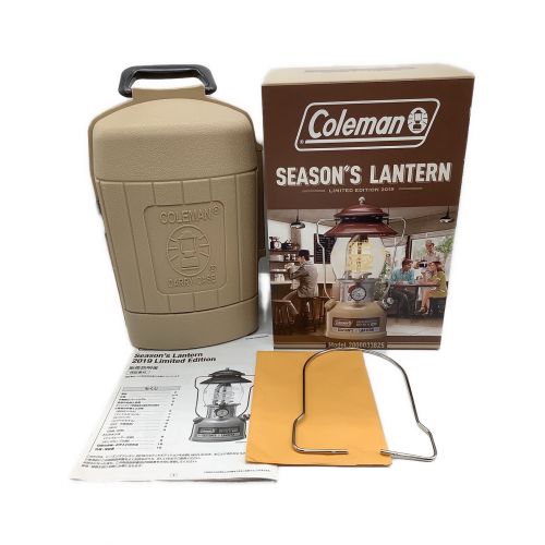 Coleman (コールマン) ガソリンランタン シーズンズランタン2019 アメリカンコーヒー 未使用品 ※ベンチレーター金具外れ有