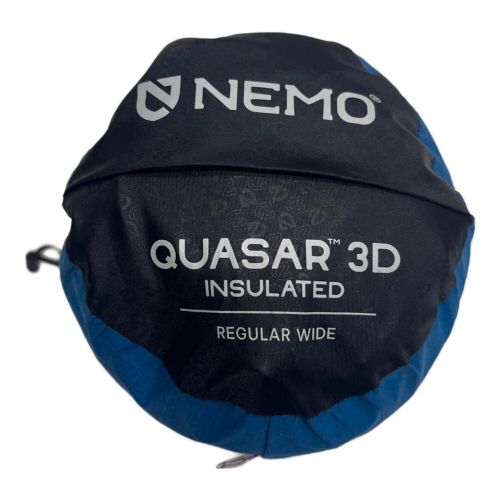 NEMO (ニーモ) インフレータブルマット 2021年モデル・ブルー QUASAR 3D