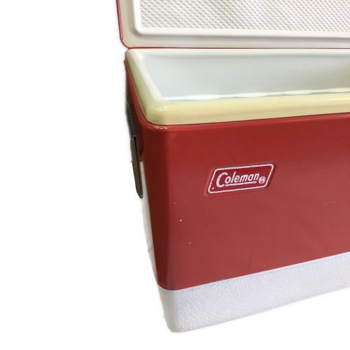 Coleman (コールマン) クーラーボックス レッド 経年の為、インテリアやケースでの使用推奨 スノーライトクーラー 1976年12月製