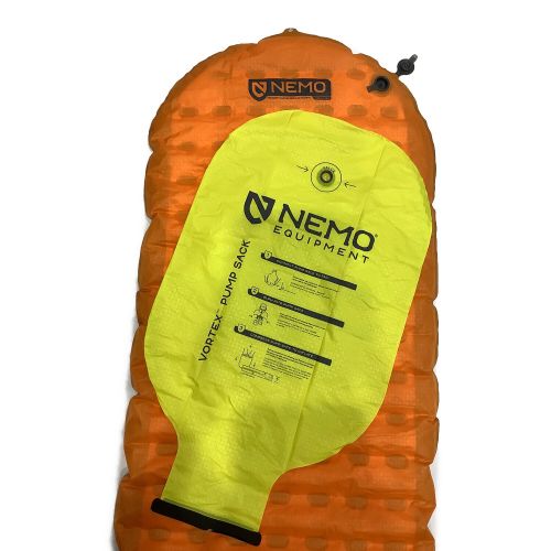 NEMO (ニーモ) エアーマット 約183×51×4.8cm オレンジ・ポンプバック・収納ケース付 TENSOR ALPINE INSULATED