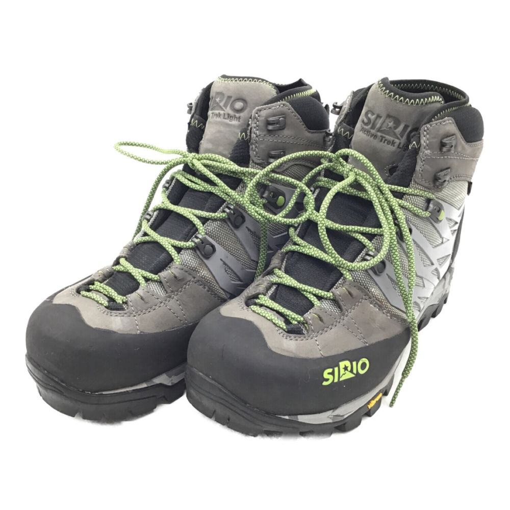 【中古】SIRIO (シリオ) トレッキングシューズ メンズ Size 25cm グレー ハイカット(ソフトソール) GORE-TEX PF46-3TTN