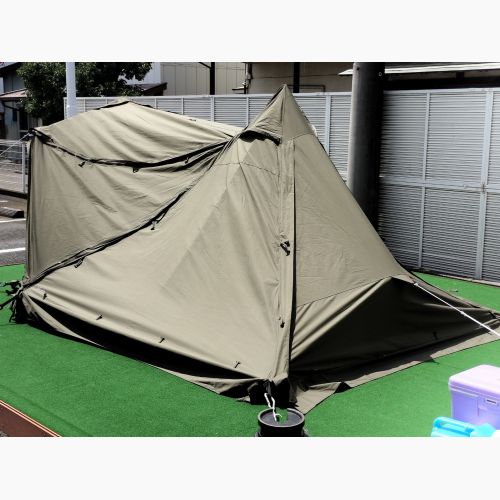 FUTURE FOX (フューチャーフォックス) モノポールテント 別売メッシュ前幕・前室用二又ポール付 FOX TIPI POLY 305×240×180cm 1人用