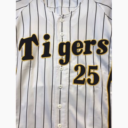 阪神タイガース (ハンシンタイガース) 応援グッズ SIZE 160-170 ホワイト 2012-14年ホーム 【25】新井貴浩 ユニフォーム ハイクオリティレプリカユニフォーム レプリカ