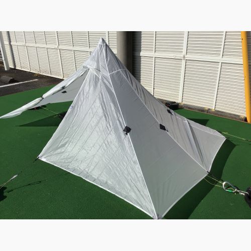 LOCUS GEAR (ローカスギア) 登山用テント ポール無・ホワイト・受注生産品 Khufu Sill Shelter 270cm x160cm x（推奨） 130cm 1人用