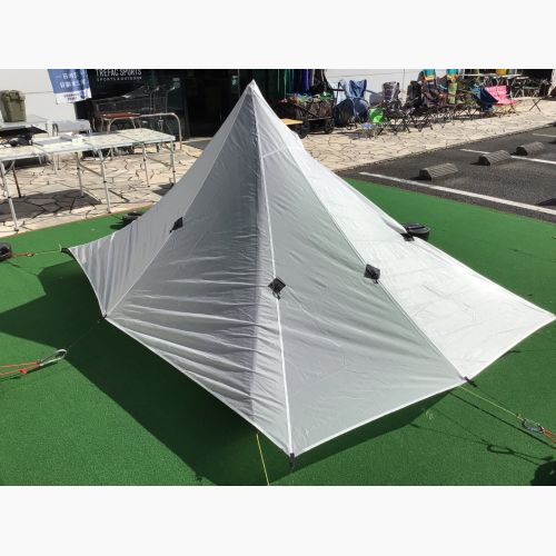 LOCUS GEAR (ローカスギア) 登山用テント ポール無・ホワイト・受注生産品 Khufu Sill Shelter 270cm x160cm x（推奨） 130cm 1人用