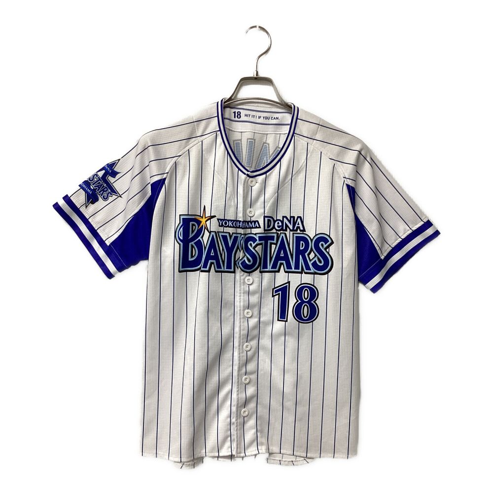 横浜DeNAベイスターズ (ベイスターズ) 応援グッズ SIZE M ホワイト 【18】三浦大輔 サイン証明無 ユニフォーム ホームレプリカ ｜トレファクONLINE