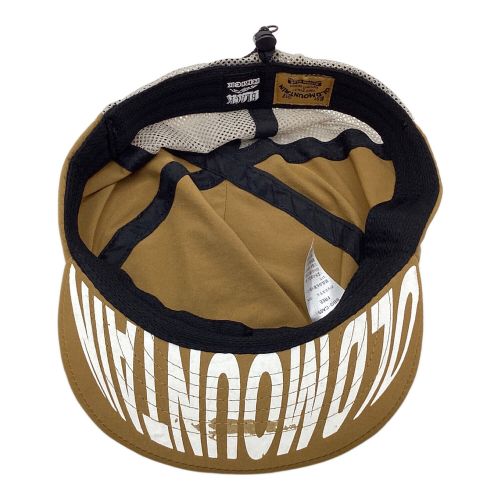 OLD MOUNTAIN (オールドマウンテン) キャップ ブラウン 品薄品/ブラックブリック・オールドマウンテン別注 BLACK BRIK FRIP UP CAP アウトドア/登山