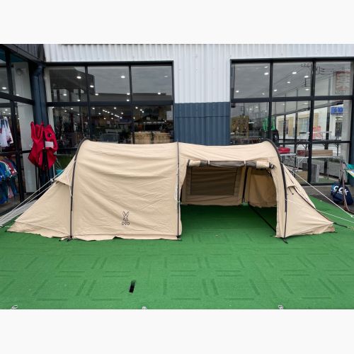 DOD (ディーオーディー) ツールームテント タン T2-604-TN カマボコテントソロTC 約450×170×120(h)cm 1～2人用 TC素材