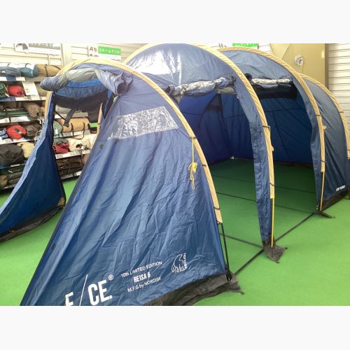 Nordisk (ノルディスク) ツールームテント F/CE. 10th NORDISK REISA6 NAVY 約645×295×210(h)cm 4～6人用